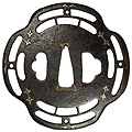 正阿弥鐔-Tsuba Ironvase Shoami-