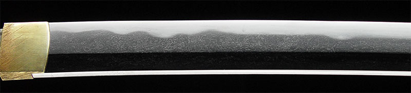 日本刀・河内守源国英・ハバキ元　表　JAPANESE SWORD by TOKKA