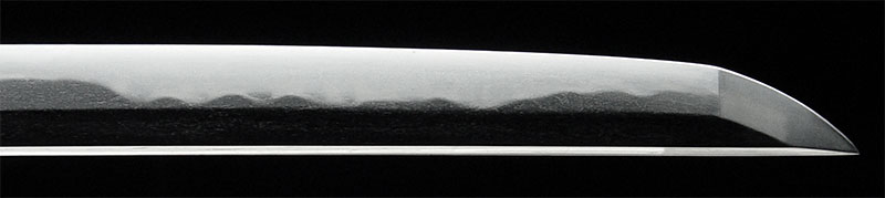 日本刀・河内守源国英・切先　表　JAPANESE SWORD by TOKKA