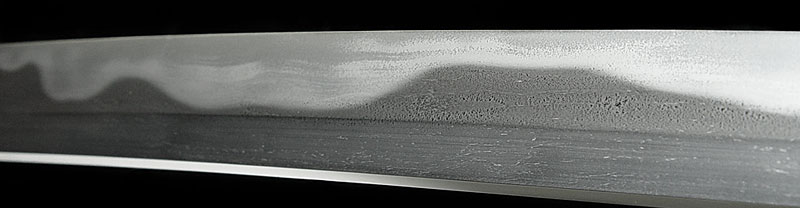 日本刀・画像・山城守藤原歳長・刃文1